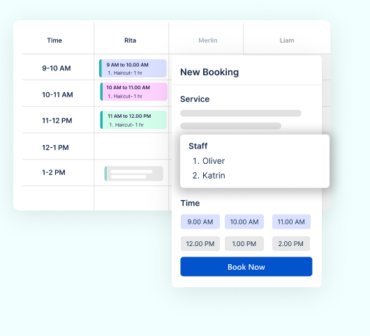 Double Booking Control