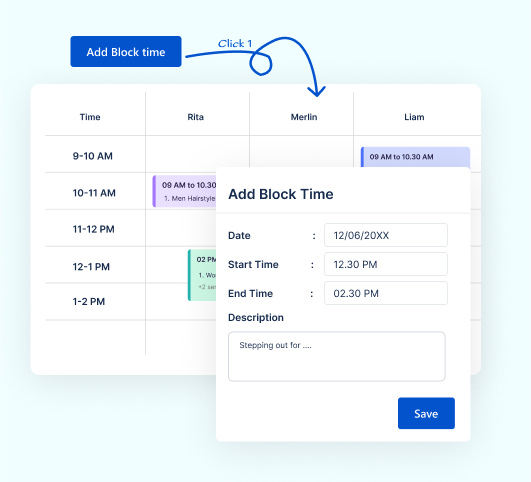 Optimize Scheduling with Breaks and
Blocked Time Slots