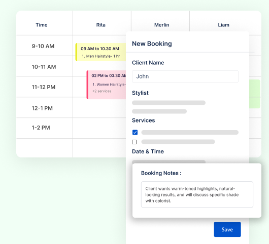 Personalize Customer Experiences with Detailed Booking Notes