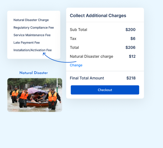 Collect Additional Custom Charges