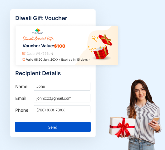 Gift Voucher to the Recipient Directly
