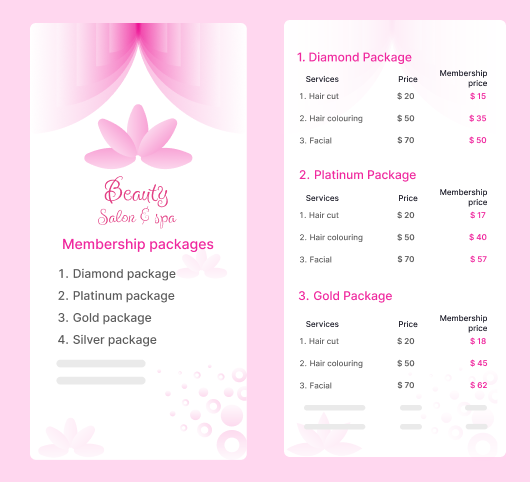 Membership for services and products