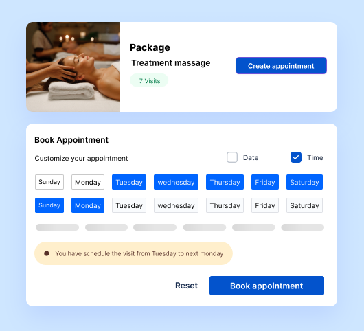 Recurring Appointment Packages