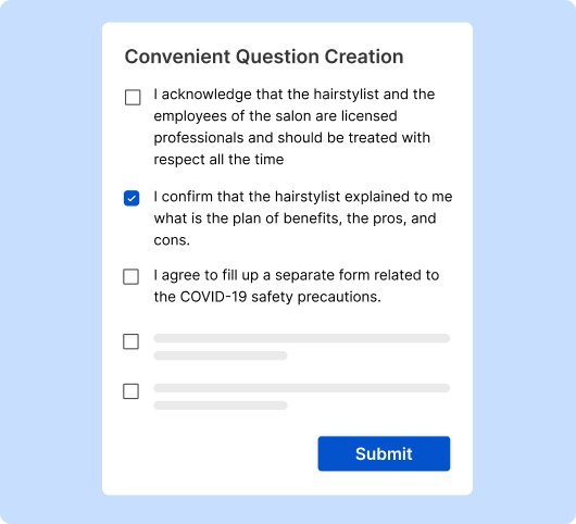 Convenient Question Creation
