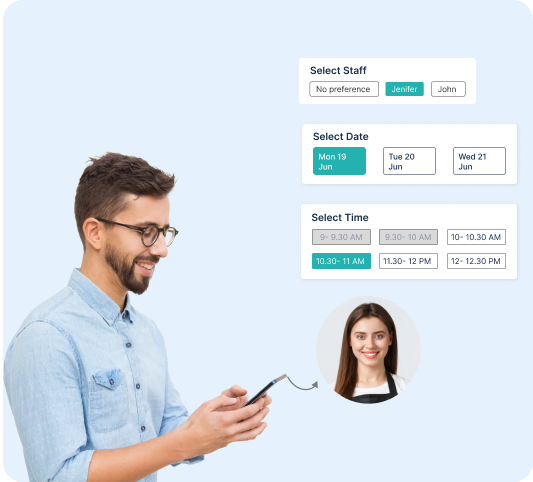 Real-time Availability of Staff Calendar