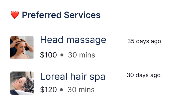 prefered services