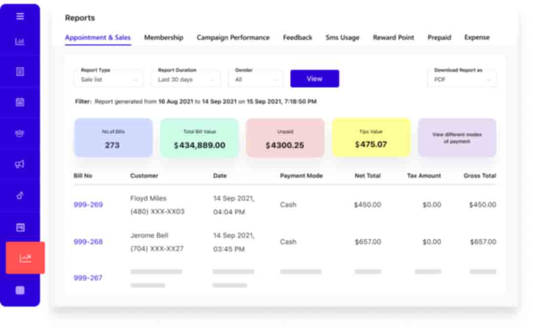 Sale List