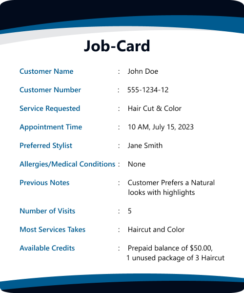 Job Card