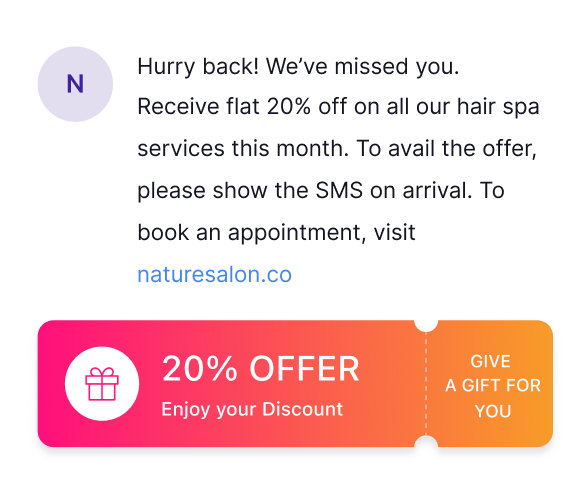 offer message
